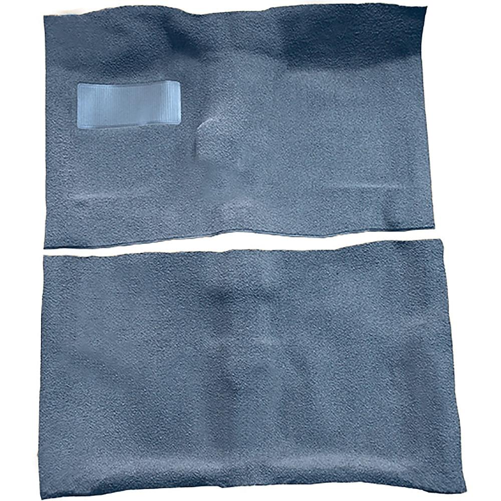 1964-67 Chevrolet El Camino 4-Speed Complete Molded Carpet Set Loop Medium Blue