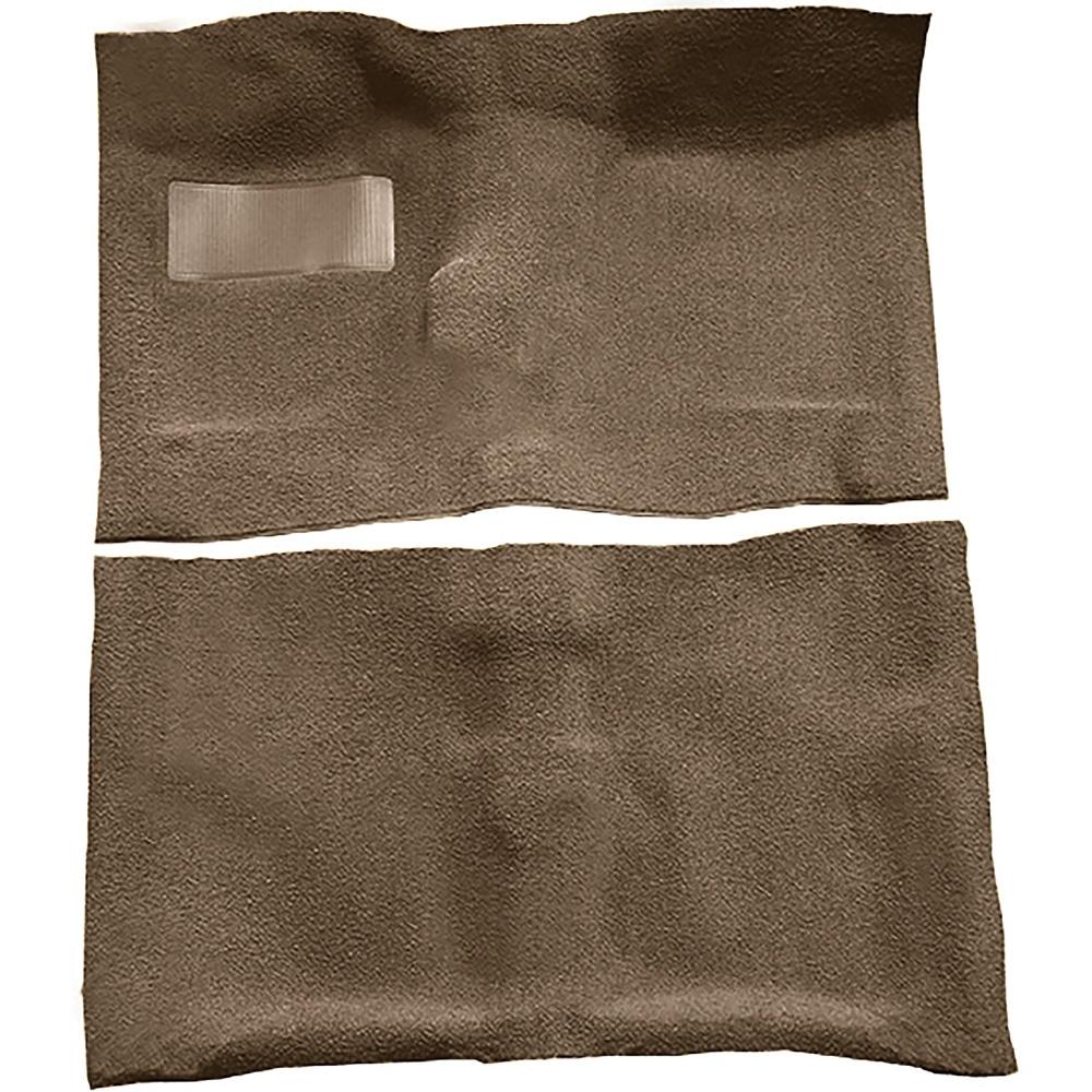 1964-67 Chevrolet El Camino 4-Speed Complete Molded Carpet Set Loop Medium Saddle