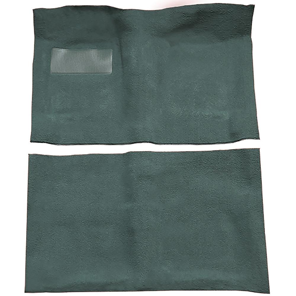 1964-67 Chevrolet El Camino 4-Speed or Automatic Complete Molded Carpet Set Loop Aqua