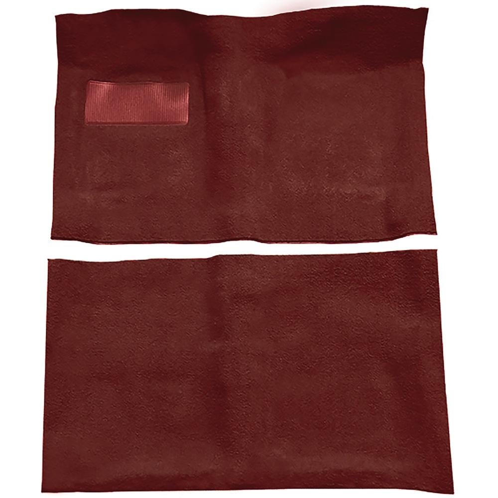 1964-67 Chevrolet El Camino 4-Speed or Automatic Complete Molded Carpet Set Loop Maroon