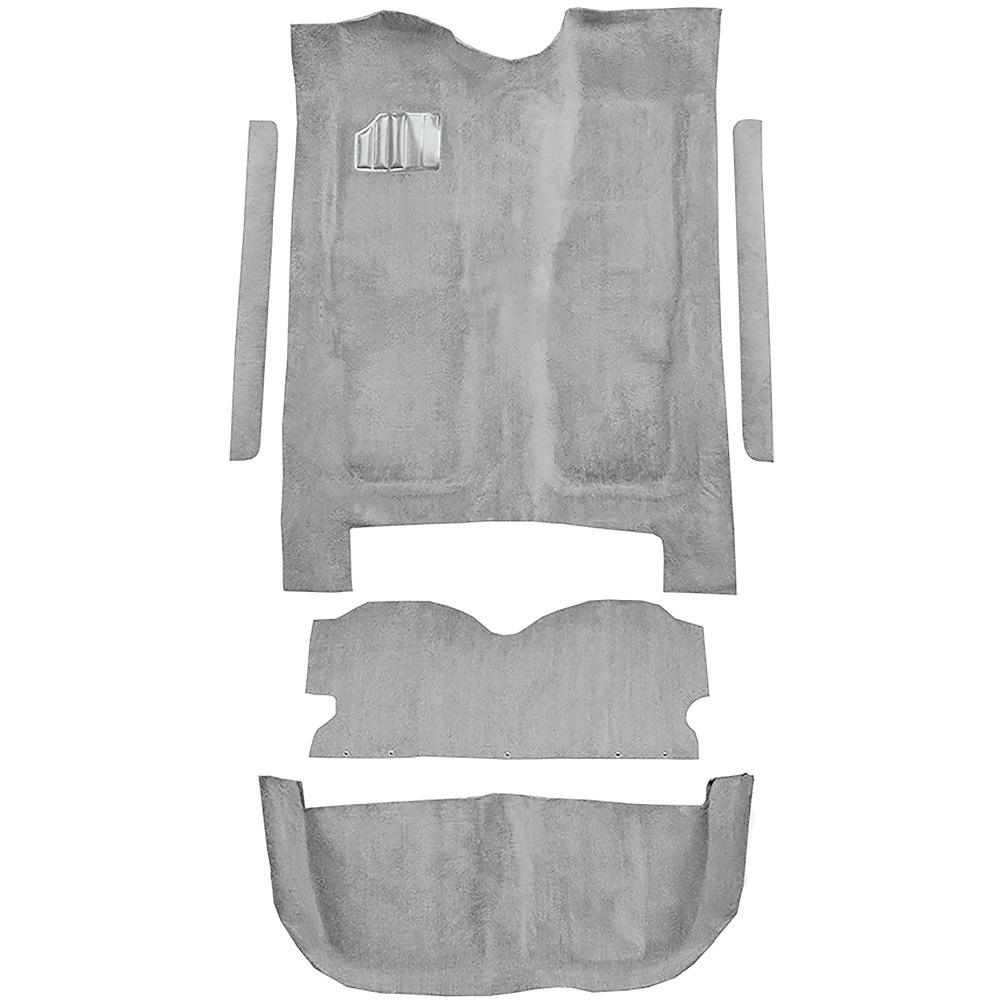 1978-87 El Camino, Caballero Manual or Automatic Complete Molded Carpet Set Cutpile Silver
