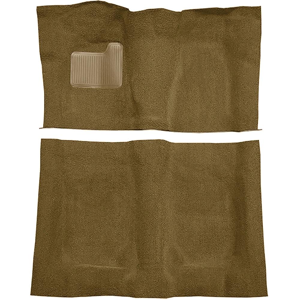 1974 LeMans, Malibu, El Camino 2-Door 4-Speed Complete Molded Carpet Set Cutpile Buckskin