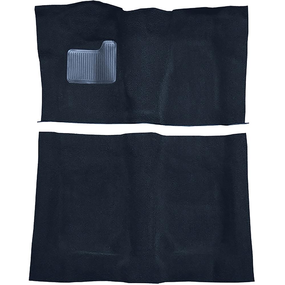 1974 LeMans, Malibu, El Camino 2-Door 4-Speed Complete Molded Carpet Set Cutpile Navy Blue