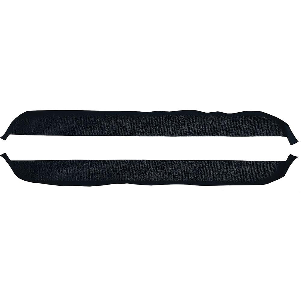 1964-72 GTO, Chevelle, Gran Sport 2-Door Die-Cut Door Panel Carpet Set Loop w/ Vinyl Trim Dark Blue