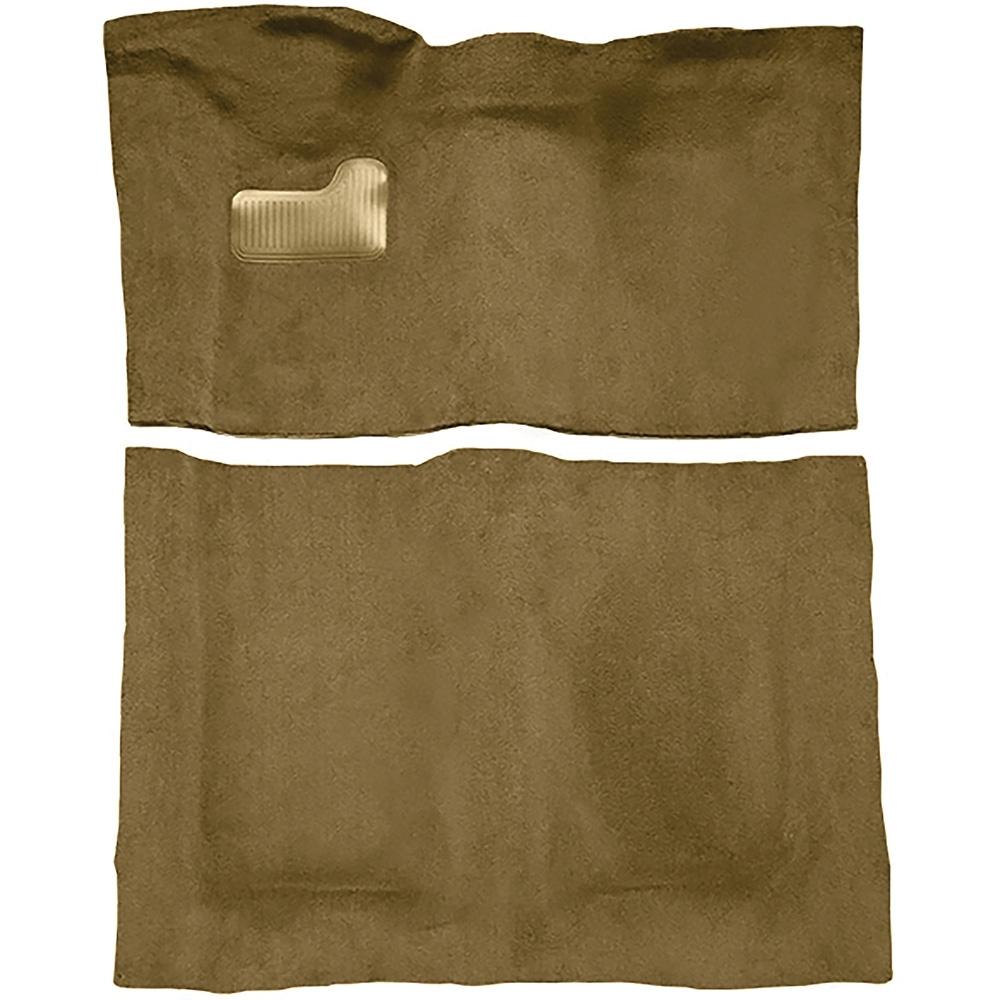 1976 El Camino, Sprint Manual or Automatic Complete Molded Carpet Set Cutpile Mass-Backing Buckskin