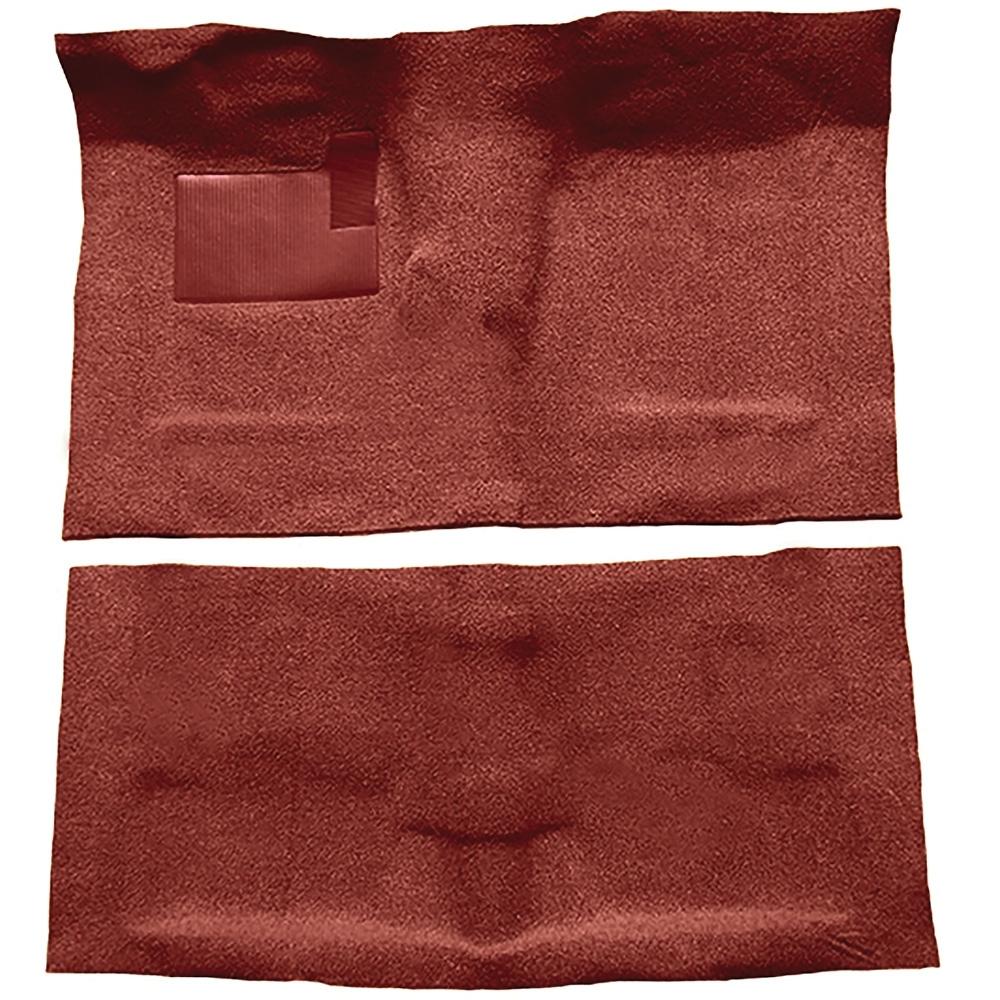 1968-72 Pontiac GTO 2-Door 4-Speed Complete Molded Carpet Set Loop Mass-Backing Red