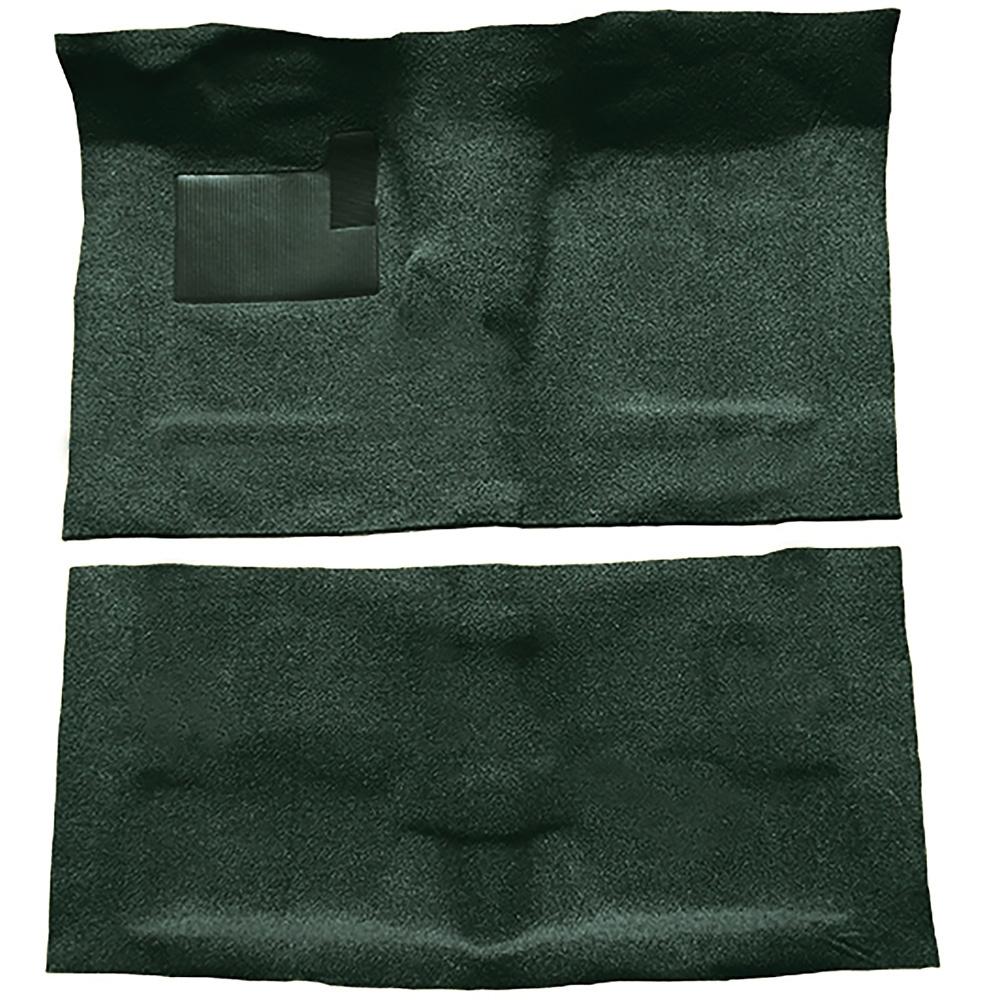 1968-72 Pontiac GTO 2-Door 4-Speed Complete Molded Carpet Set Loop Mass-Backing Dark Green