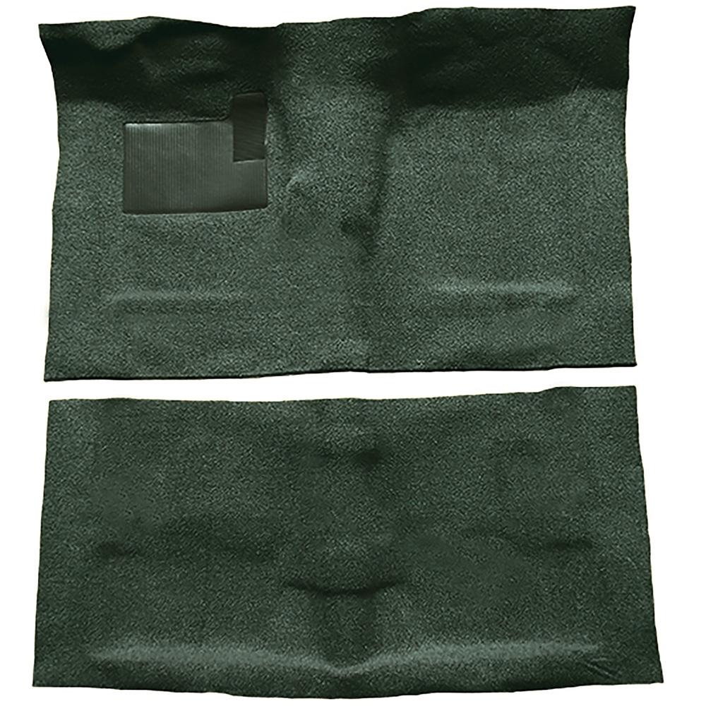 1968-72 Pontiac GTO 2-Door 4-Speed Complete Molded Carpet Set Loop Mass-Backing Green