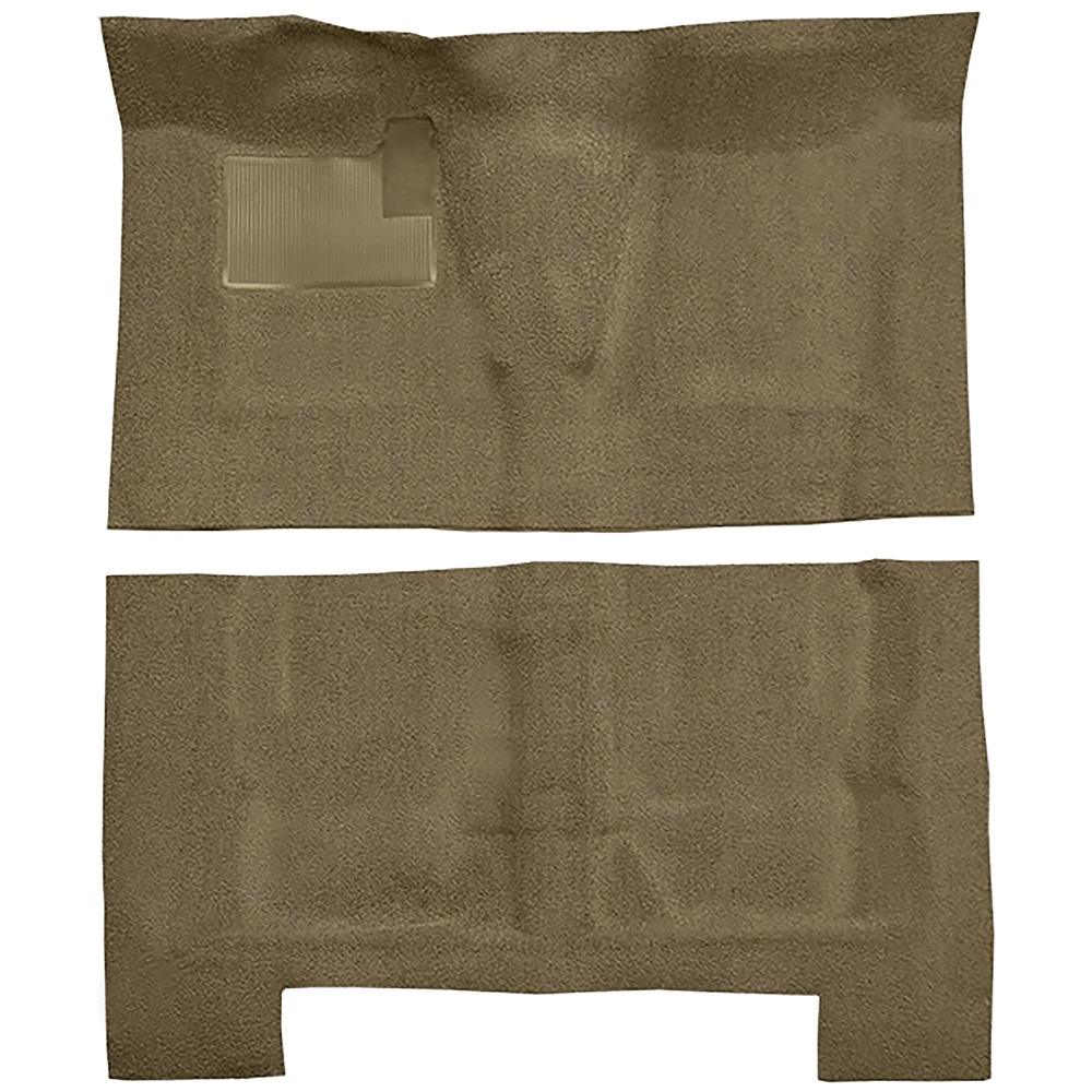 1968-72 Chevelle Concours 4-Door Wagon 4-Speed Complete Molded Carpet Set Loop Mass-Backing Gold