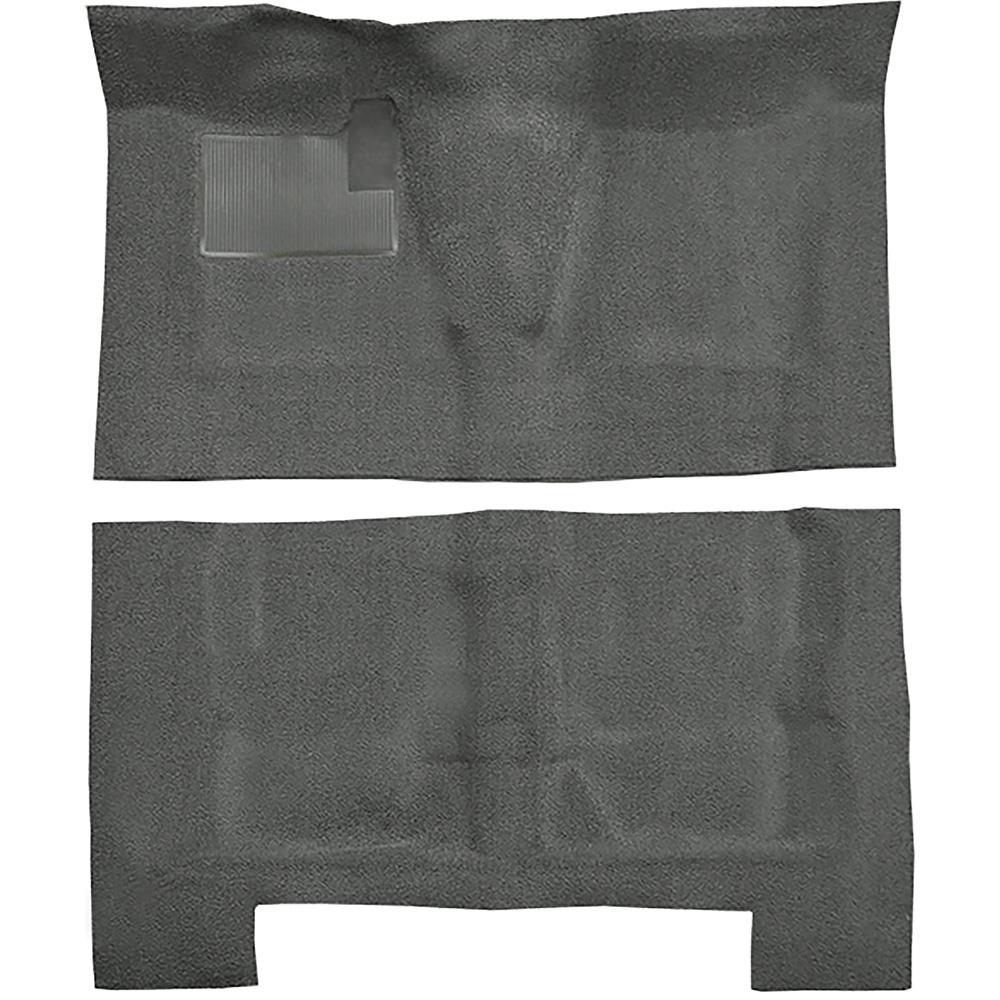 1968-72 Chevelle Concours 4-Door Wagon 4-Speed Complete Molded Carpet Set Loop Mass-Backing Gunmetal Gray