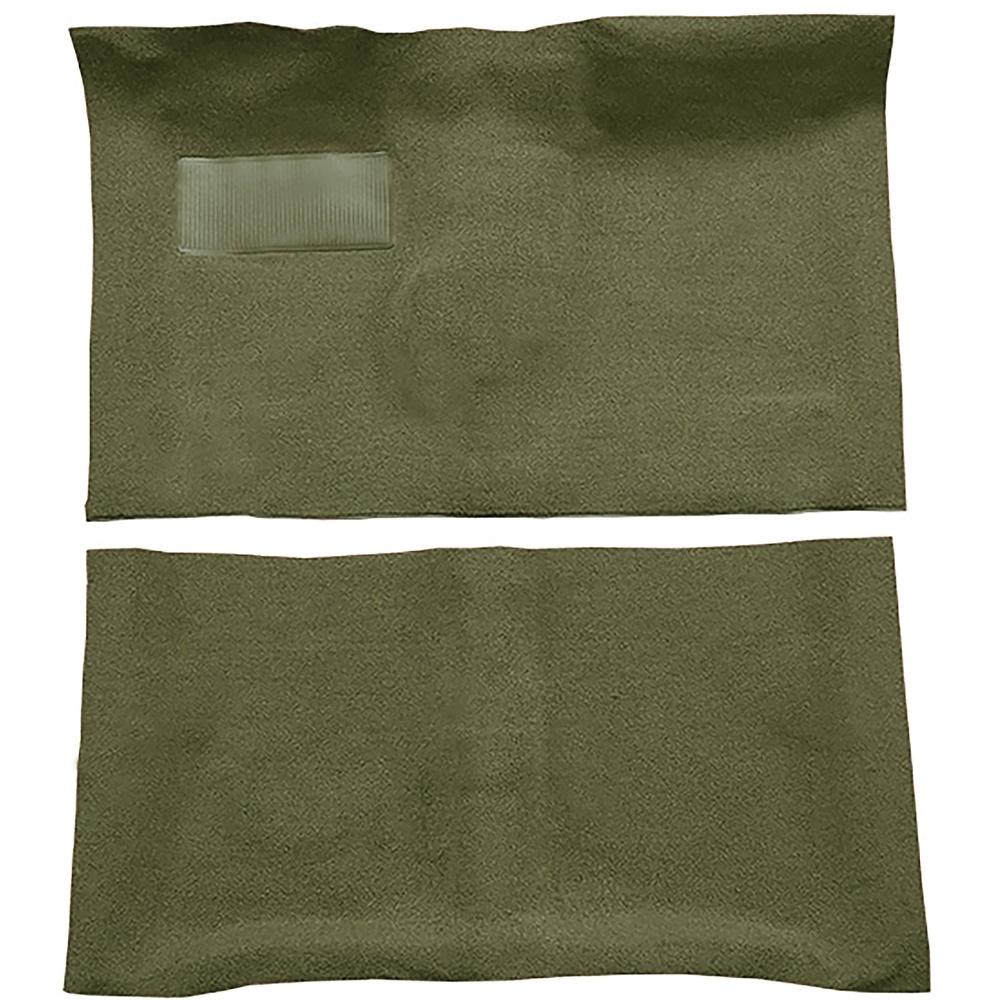 1964-67 Skylark, Chevelle, Cutlass 2-Door 4-Speed Complete Molded Carpet Set Loop Mass-Backing Gold