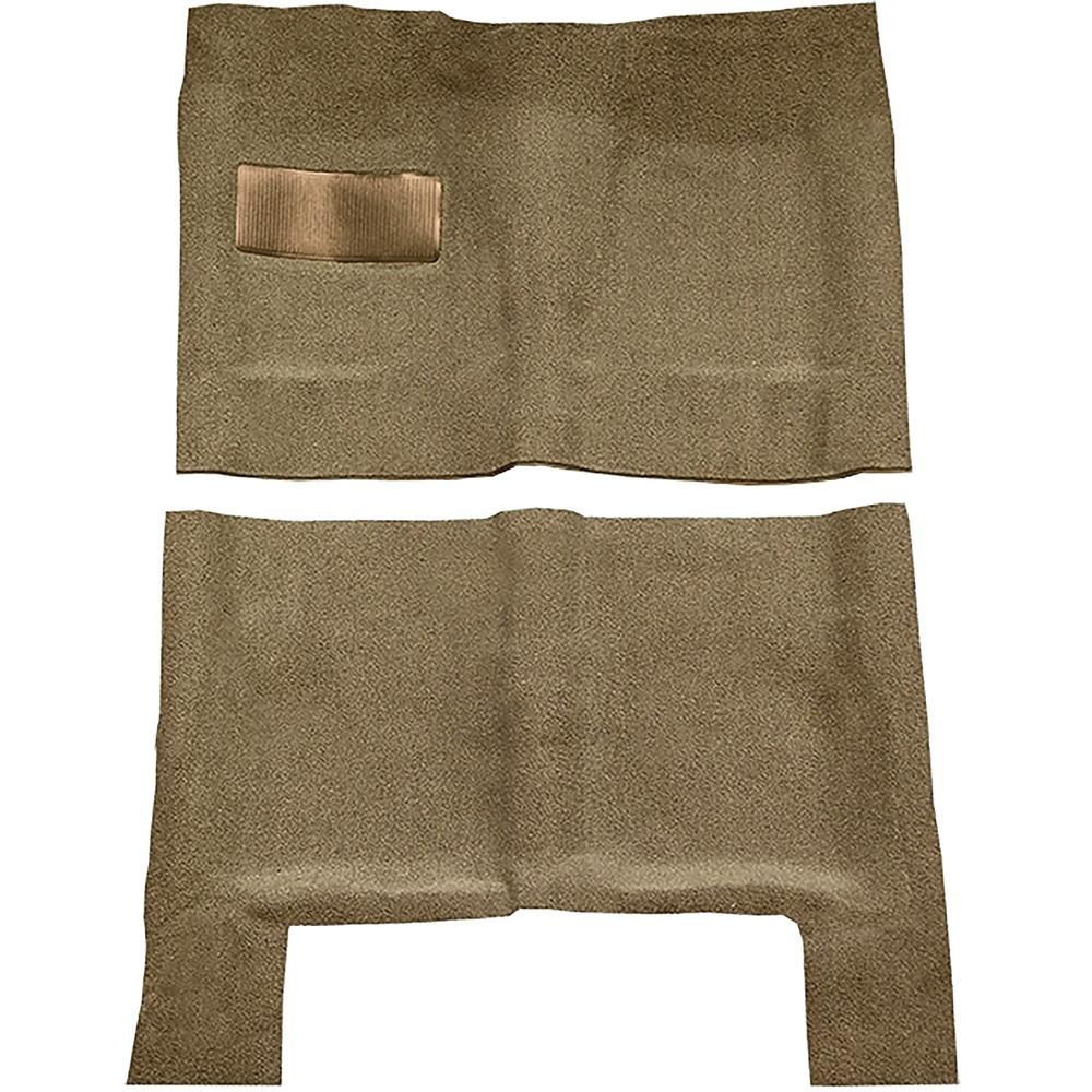 1964-67 Skylark, Chevelle, Cutlass 2 or 4-Door Automatic Complete Molded Carpet Set Loop Mass-Backing Gold