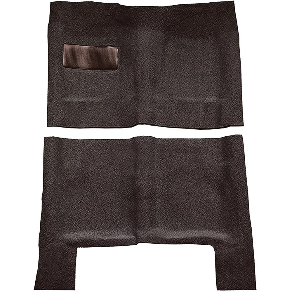 1964-67 Skylark, Chevelle, Cutlass 2 or 4-Door Automatic Complete Molded Carpet Set Loop Mass-Backing Plum