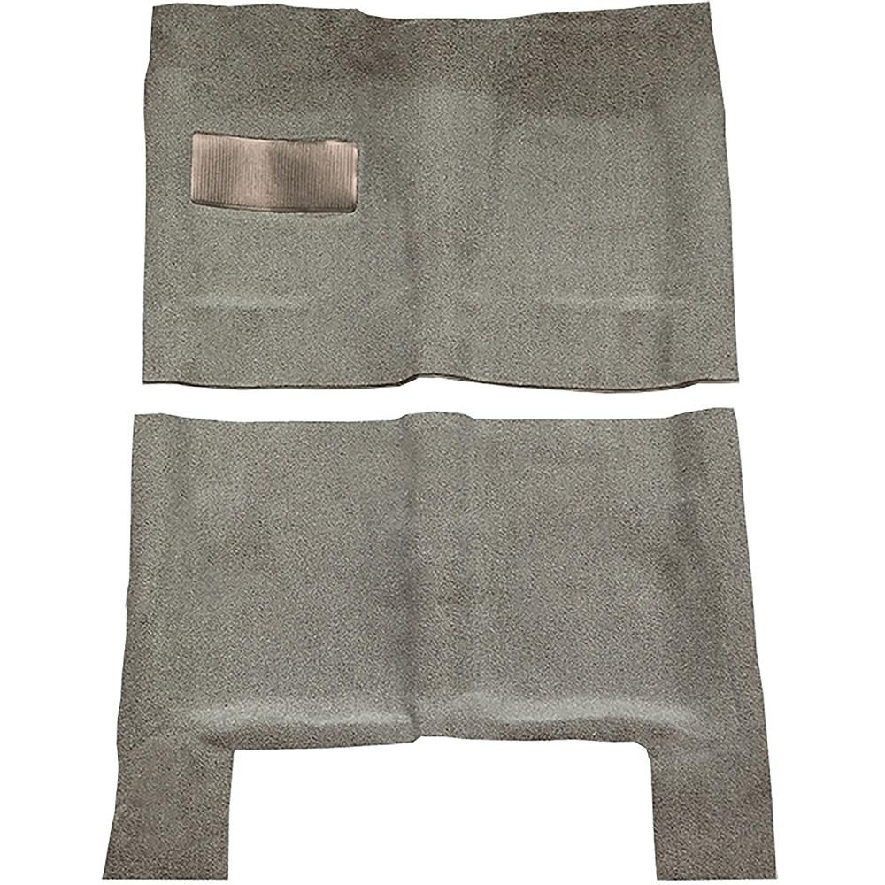 1964-67 Skylark, Chevelle, Cutlass 2 or 4-Door Automatic Complete Molded Carpet Set Loop Mass-Backing Fawn Sandalwood