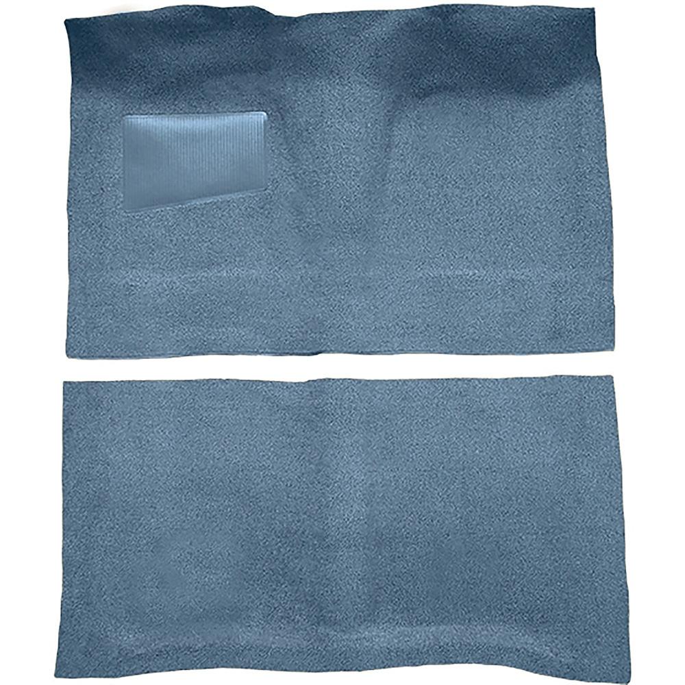 1964-65 Pontiac GTO 2-Door Automatic Complete Molded Carpet Set Loop Mass-Backing Medium Blue