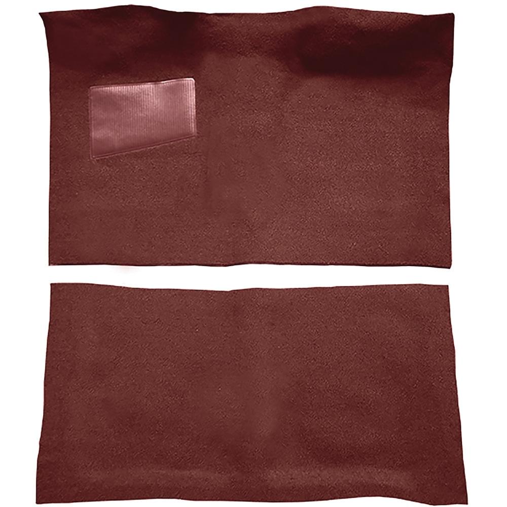 1964-65 Pontiac GTO 2-Door 4-Speed Complete Molded Carpet Set Loop Mass-Backing Maroon
