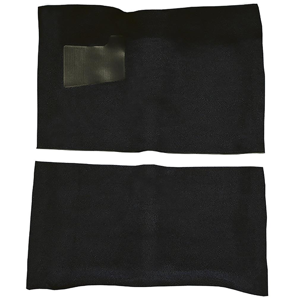 1966-67 Pontiac GTO 2-Door Automatic Complete Molded Carpet Set Loop Mass-Backing Black