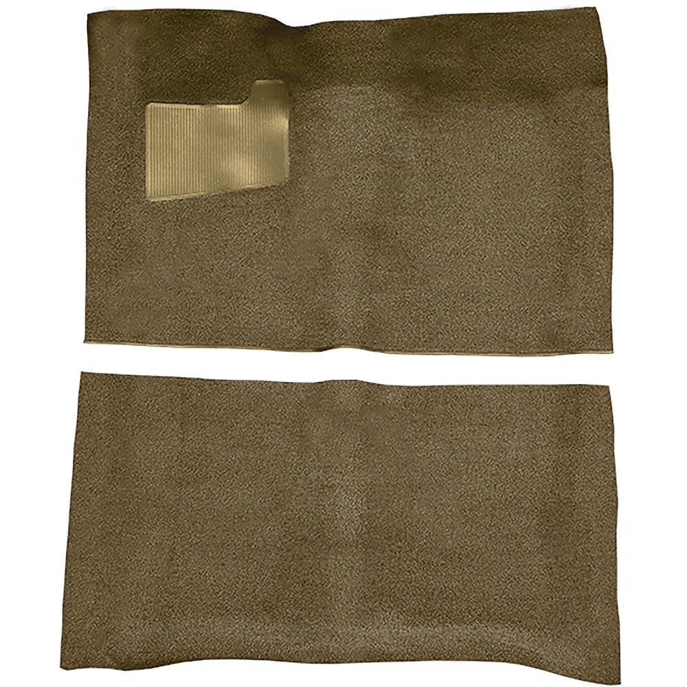 1966-67 Pontiac GTO 2-Door Automatic Complete Molded Carpet Set Loop Mass-Backing Gold