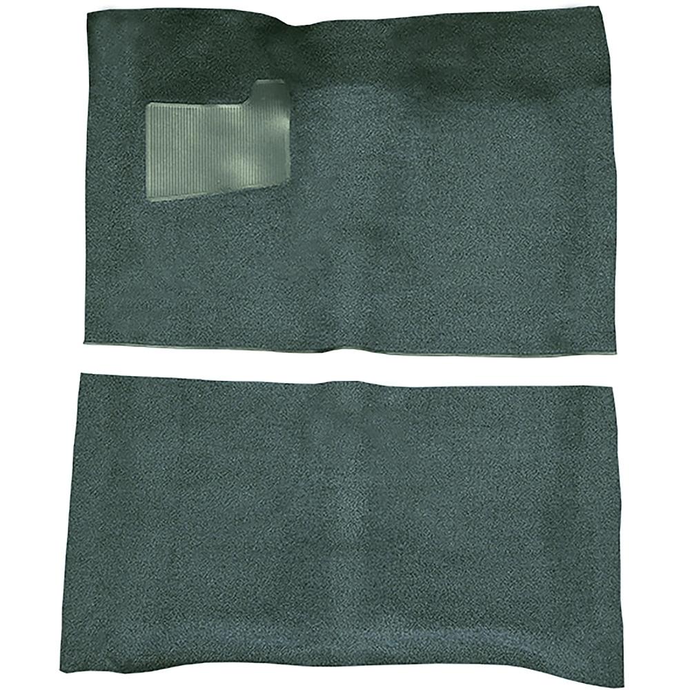 1966-67 Pontiac GTO 2-Door Automatic Complete Molded Carpet Set Loop Mass-Backing Aqua
