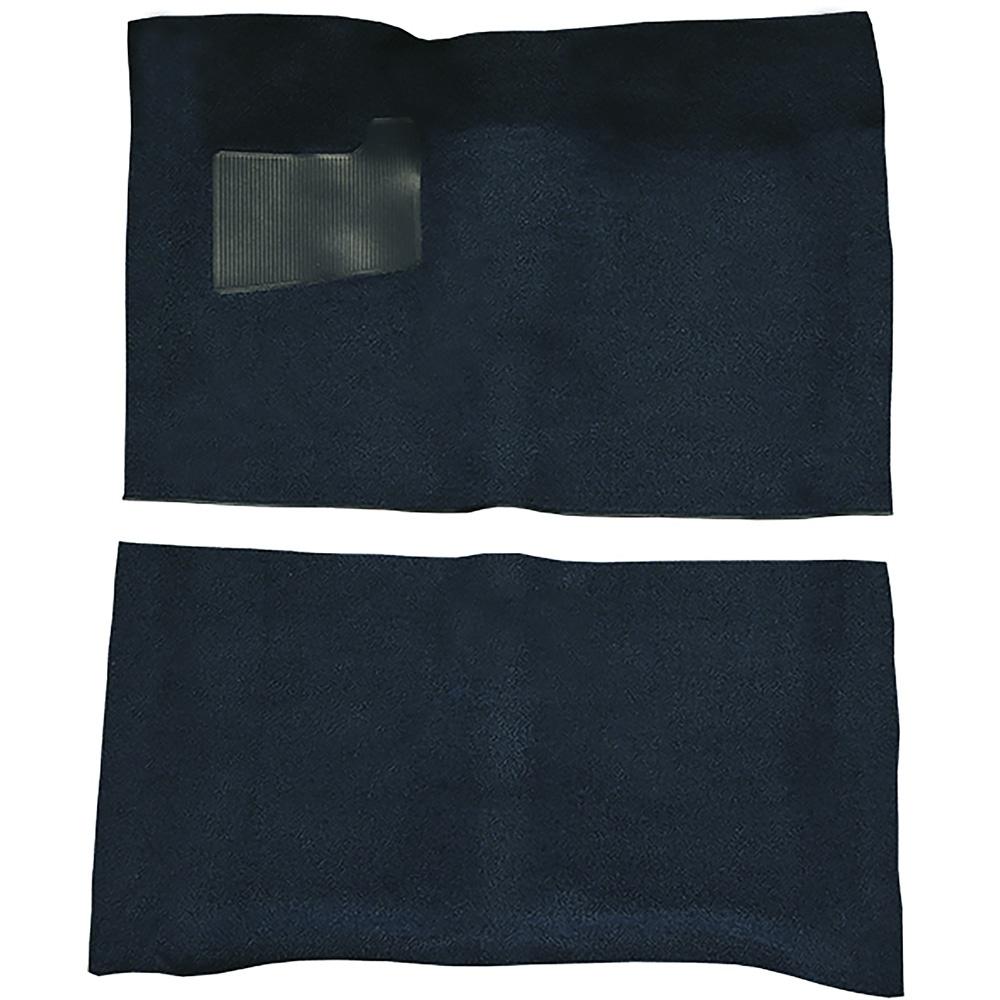 1966-67 Pontiac GTO 2-Door Automatic Complete Molded Carpet Set Loop Mass-Backing Dark Blue