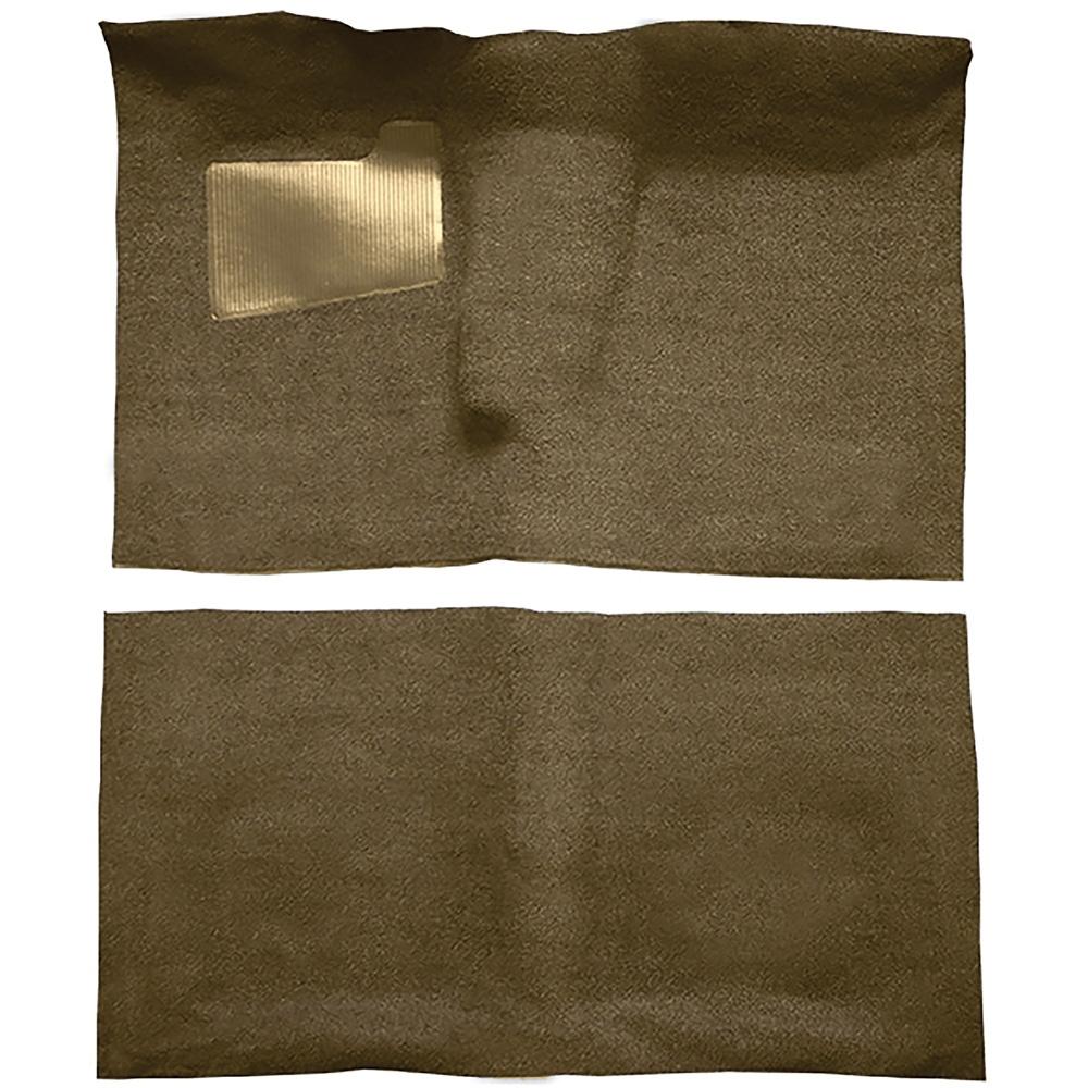 1966-67 Pontiac GTO 2-Door 4-Speed Complete Molded Carpet Set Loop Mass-Backing Gold