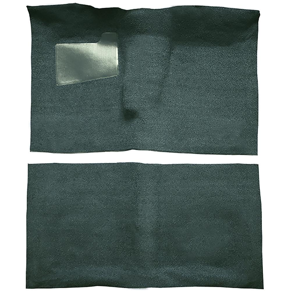 1966-67 Pontiac GTO 2-Door 4-Speed Complete Molded Carpet Set Loop Mass-Backing Aqua