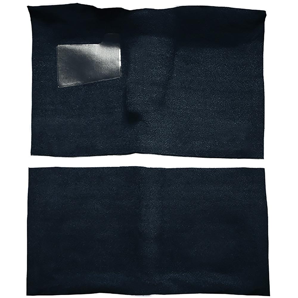 1966-67 Pontiac GTO 2-Door 4-Speed Complete Molded Carpet Set Loop Mass-Backing Dark Blue