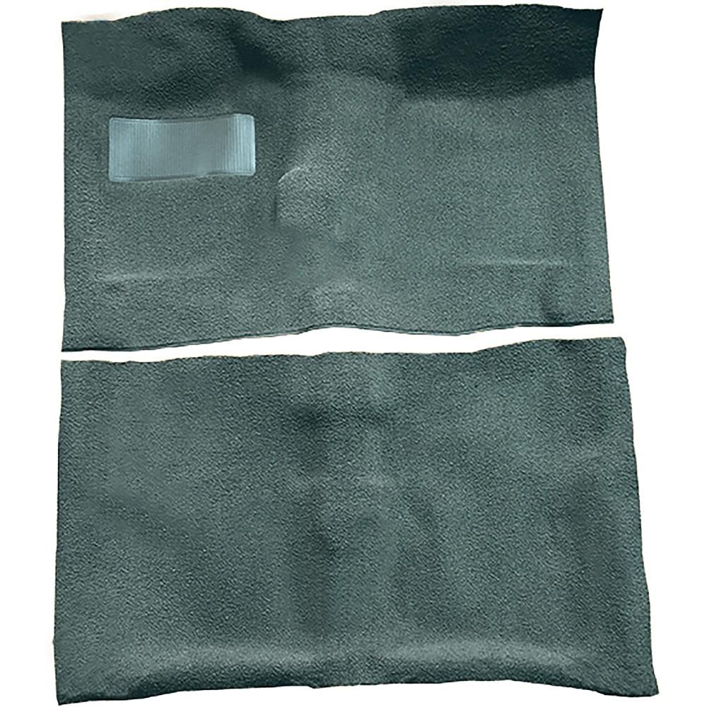 1964-67 Chevrolet El Camino 4-Speed Complete Molded Carpet Set Loop Mass-Backing Aqua