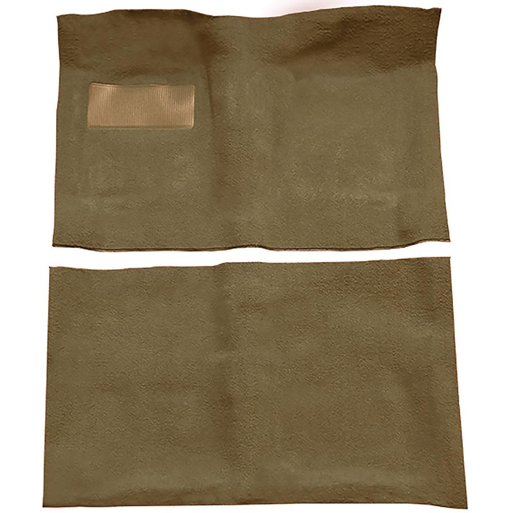 1964-67 Chevrolet El Camino 4-Speed or Automatic Complete Molded Carpet Set Loop Mass-Backing Gold