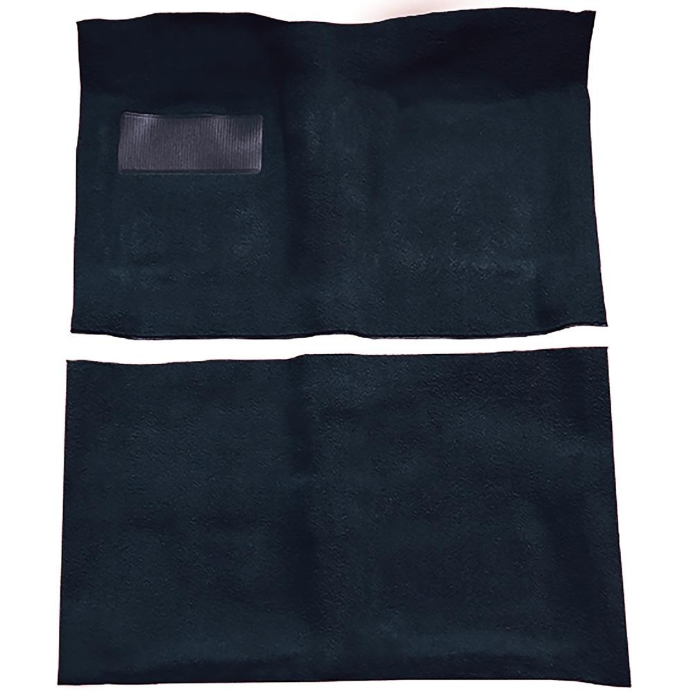 1964-67 Chevrolet El Camino 4-Speed or Automatic Complete Molded Carpet Set Loop Mass-Backing Dark Blue