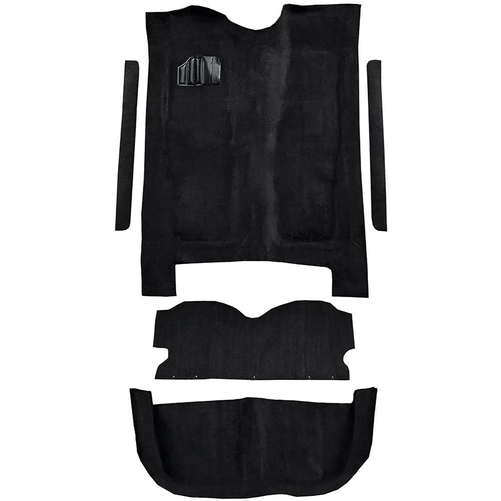 1978-87 El Camino, Caballero Manual or Automatic Complete Molded Carpet Set Cutpile Mass-Backing Black