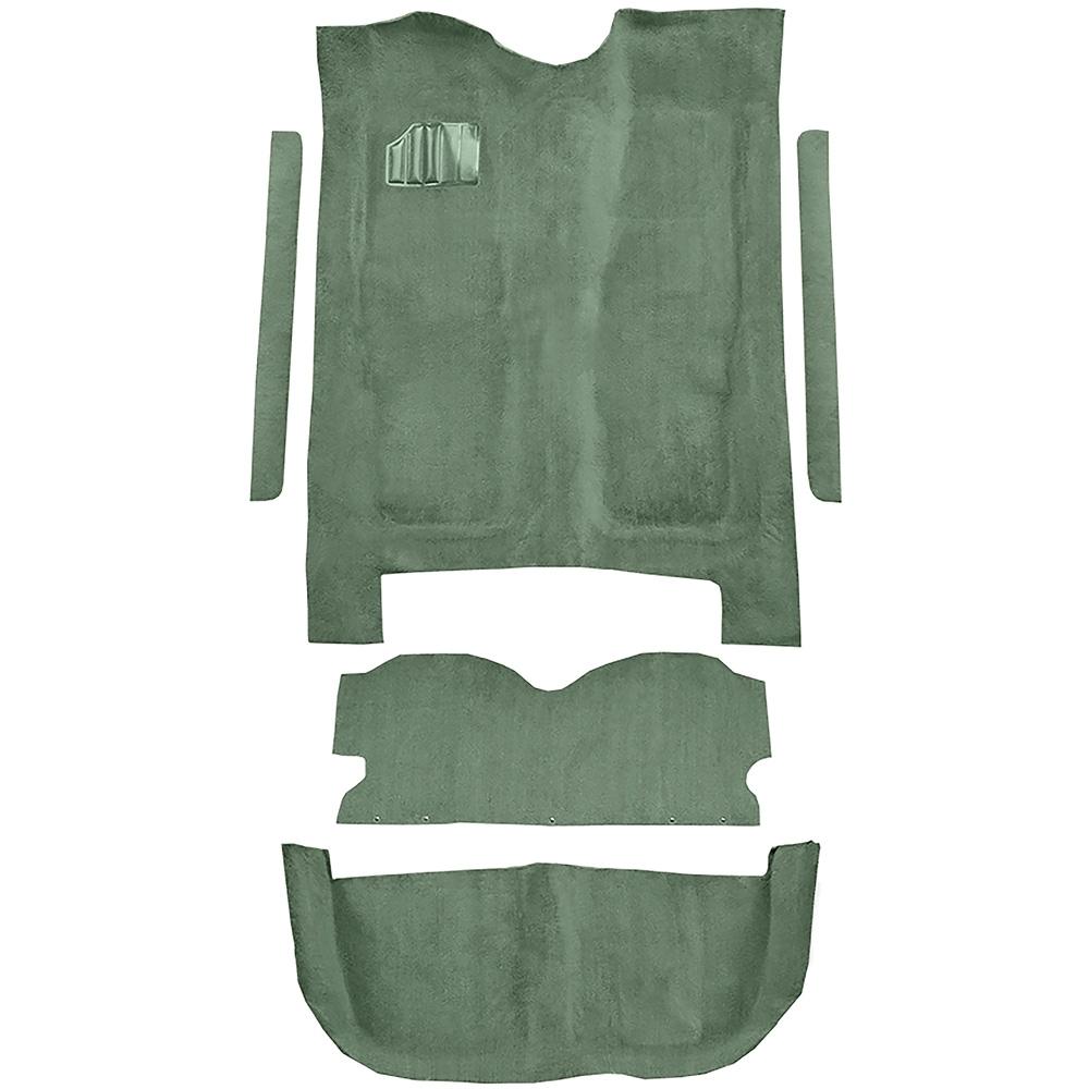 1978-87 El Camino, Caballero Manual or Automatic Complete Molded Carpet Set Cutpile Mass-Backing Willow Green