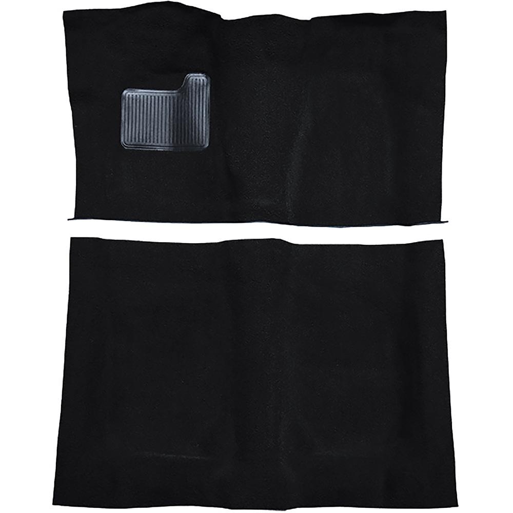 1974 LeMans, Malibu, El Camino 2-Door 4-Speed Complete Molded Carpet Set Cutpile Mass-Backing Black