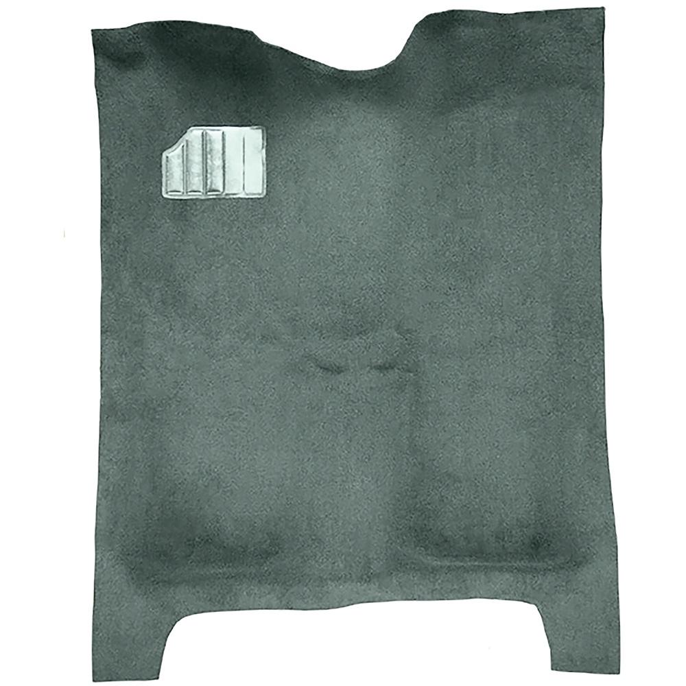 1978-87 El Camino, Caballero Manual or Automatic Complete Molded Carpet Set Cutpile Mass-Backing Silver Green / Jade