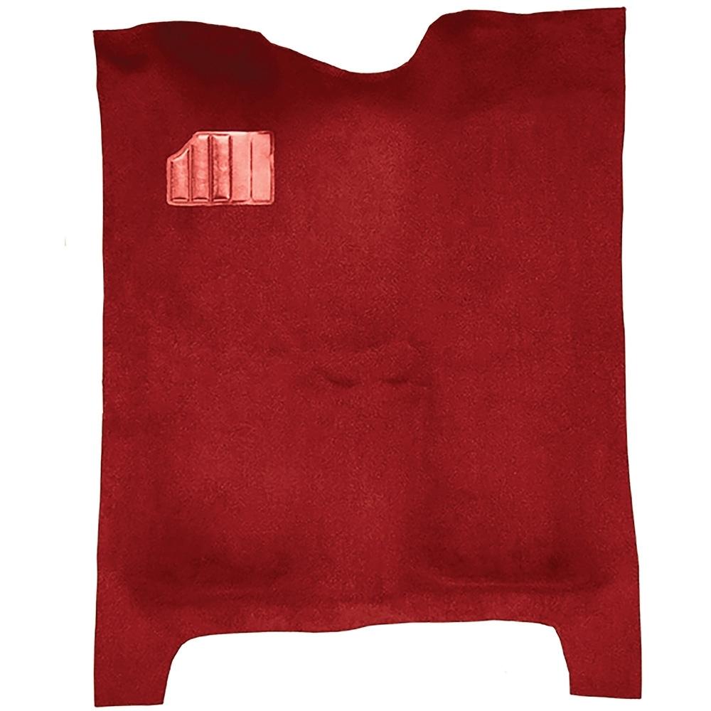 1978-87 El Camino, Caballero Manual or Automatic Complete Molded Carpet Set Cutpile Mass-Backing Dark Red / Carmine