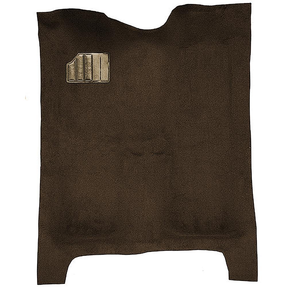1982-87 Buick Regal Molded Carpet Cut Pile Dark Briar Brown
