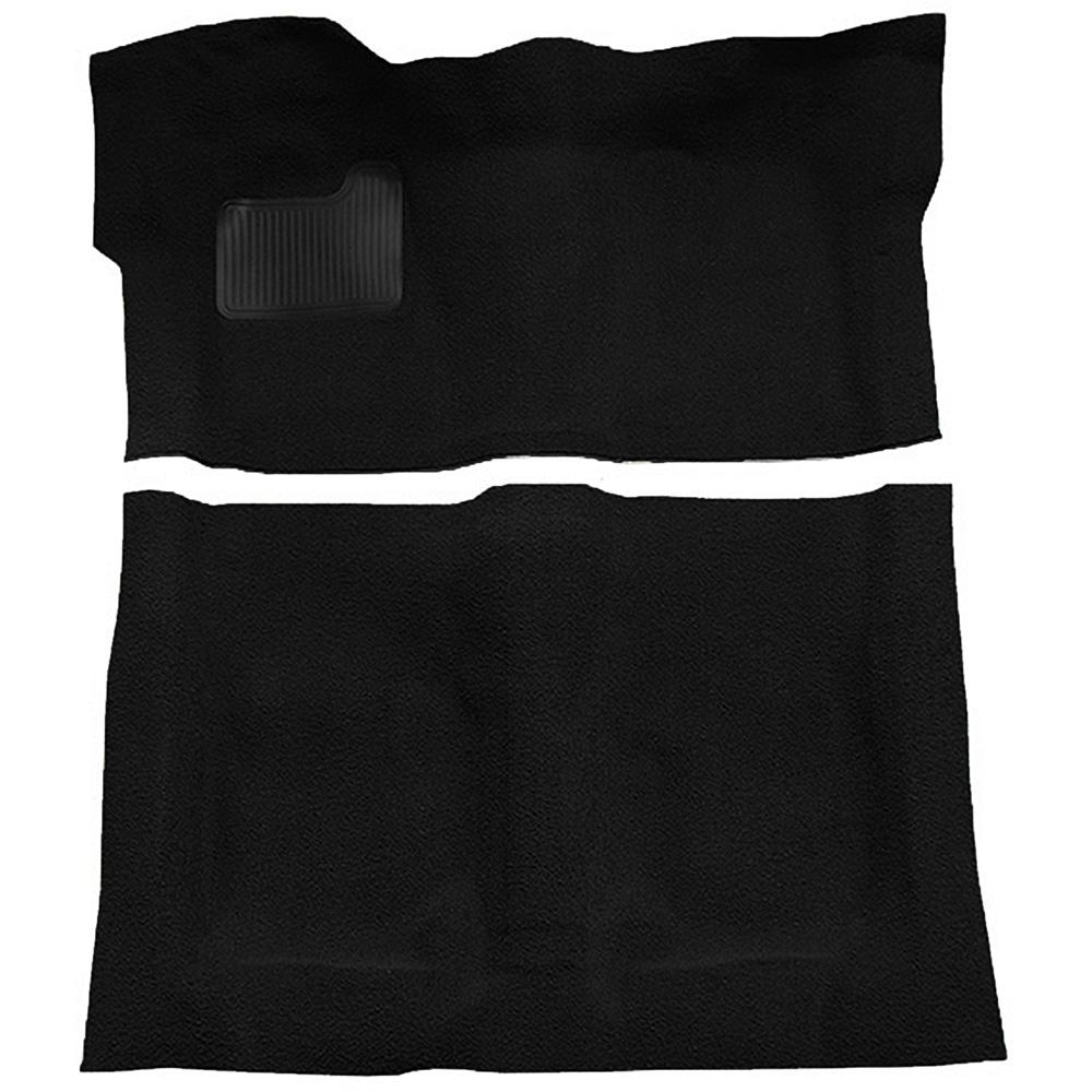 1974-75 Regal, Cutlass, Monte Carlo 2-Door Complete Molded Carpet Set Cutpile Black
