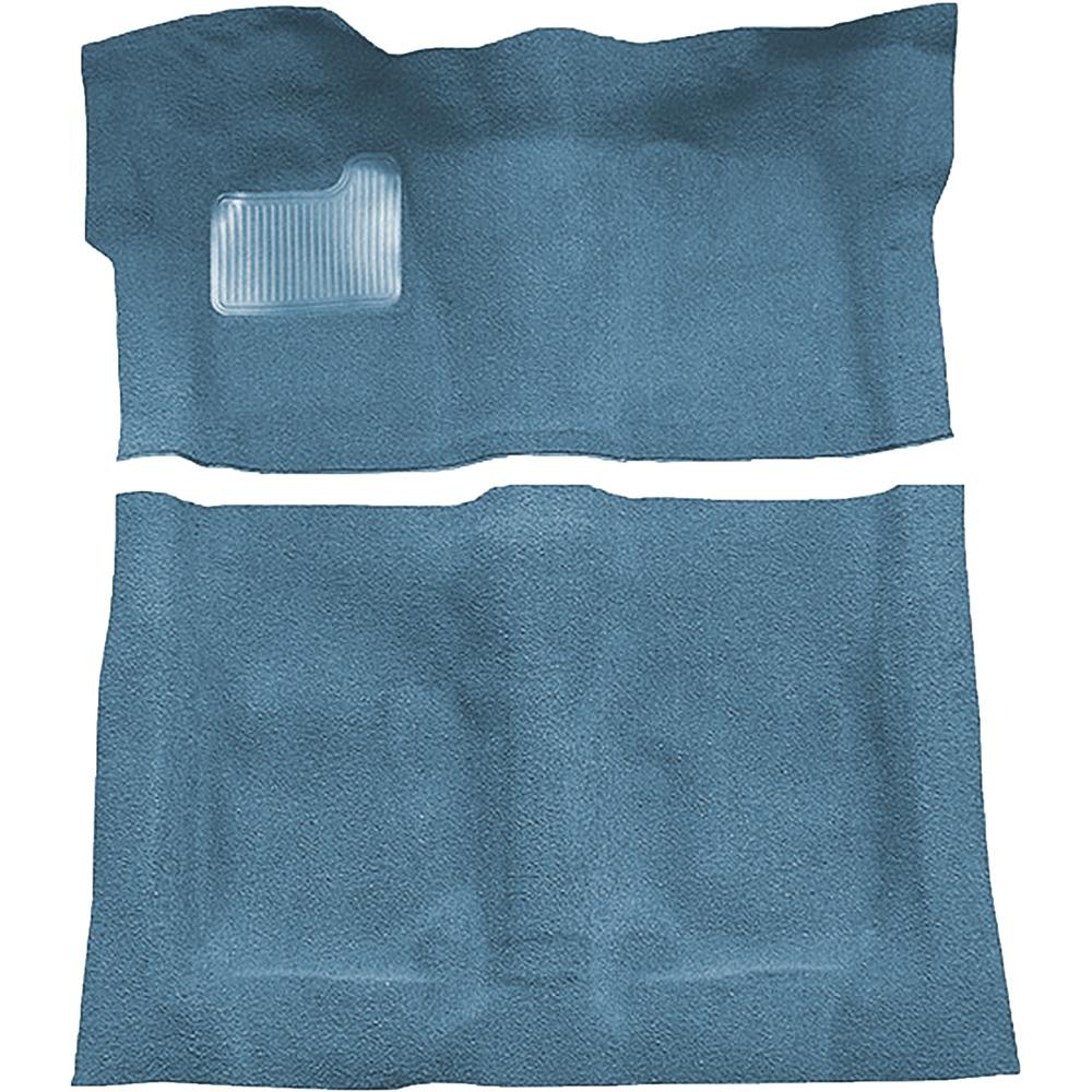 1974-75 Regal, Cutlass, Monte Carlo 2-Door Complete Molded Carpet Set Cutpile Blue