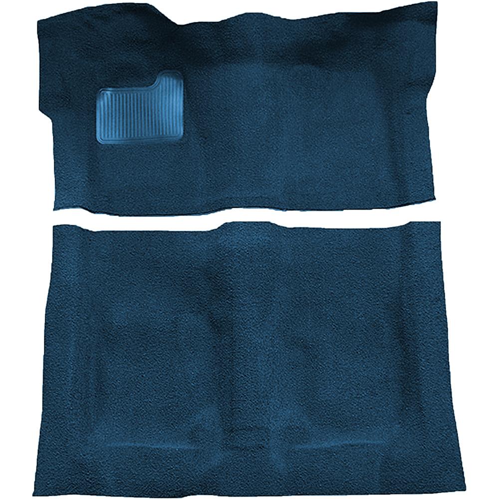 1974-75 Regal, Cutlass, Monte Carlo 2-Door Complete Molded Carpet Set Cutpile Dark Blue