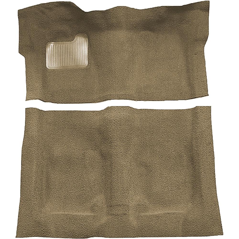 1974-75 Regal, Cutlass, Monte Carlo 2-Door Complete Molded Carpet Set Cutpile Medium Saddle