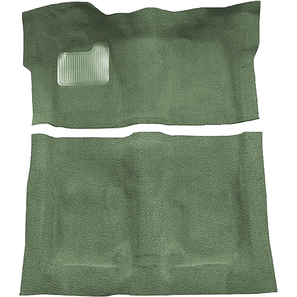 1974-75 Regal, Cutlass, Monte Carlo 2-Door Complete Molded Carpet Set Cutpile Willow Green