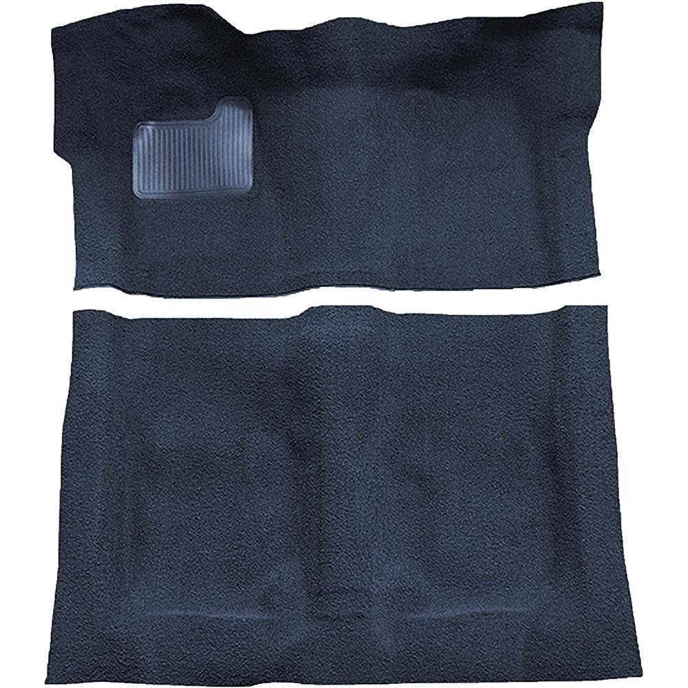 1974-75 Regal, Cutlass, Monte Carlo 2-Door Complete Molded Carpet Set Cutpile Navy Blue
