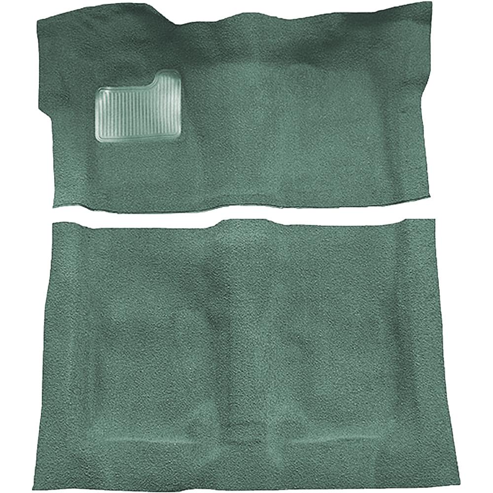 1974-75 Regal, Cutlass, Monte Carlo 2-Door Complete Molded Carpet Set Cutpile Sage Green