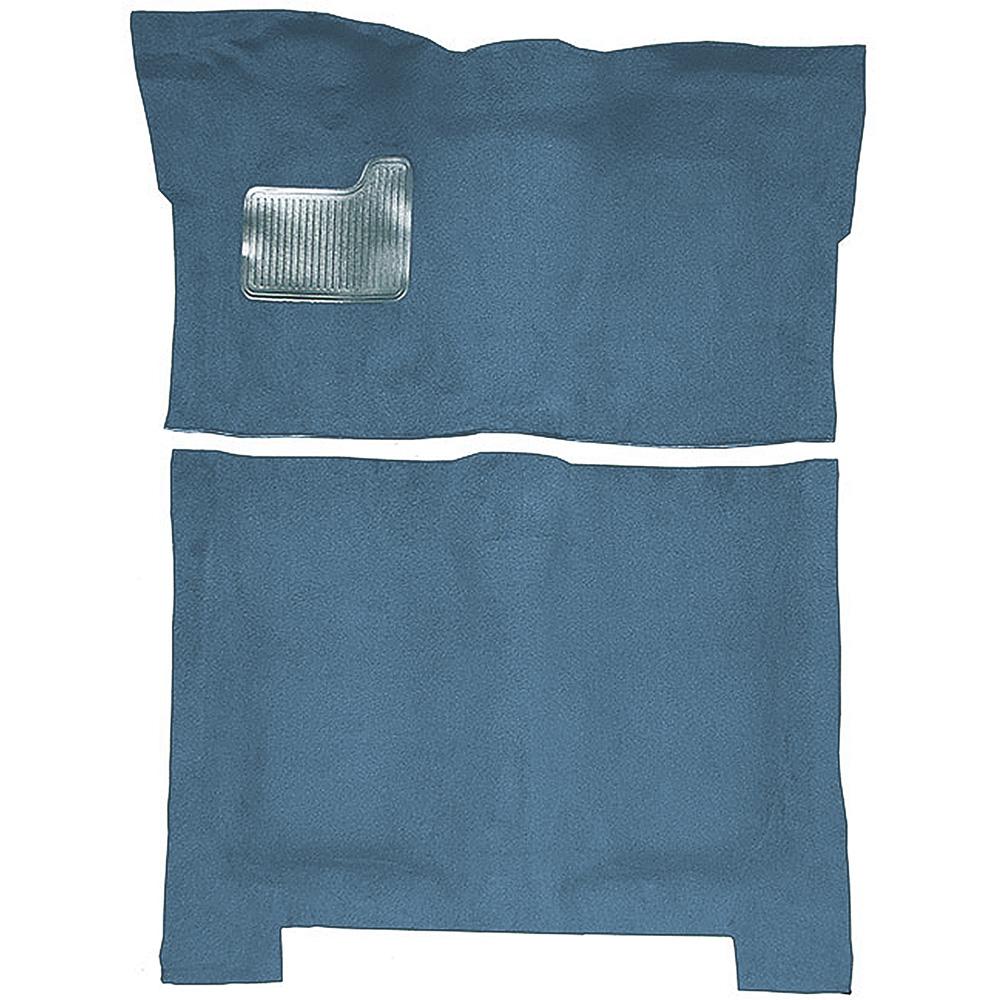 1974-75 Regal, Malibu, Cutlass 4-Door Automatic Complete Molded Carpet Kit Cutpile Blue