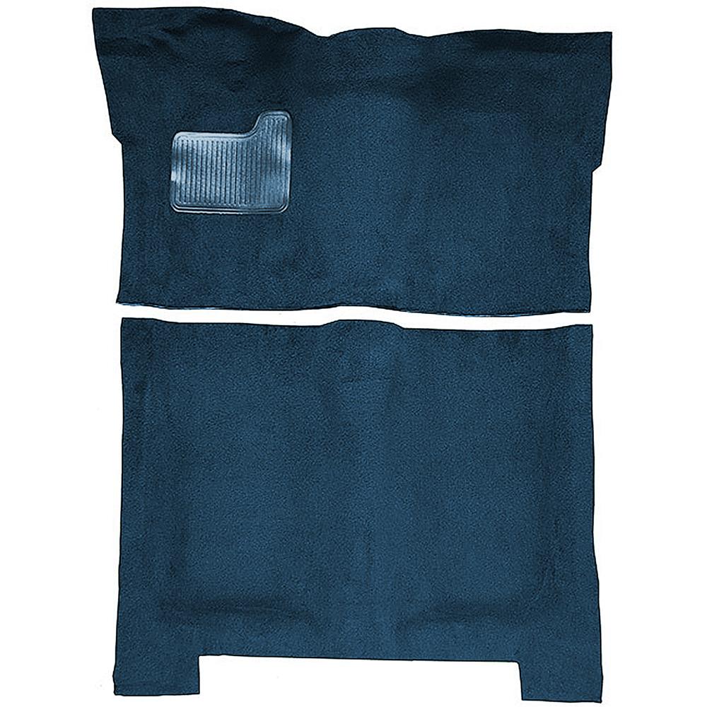 1974-75 Regal, Malibu, Cutlass 4-Door Automatic Complete Molded Carpet Kit Cutpile Dark Blue