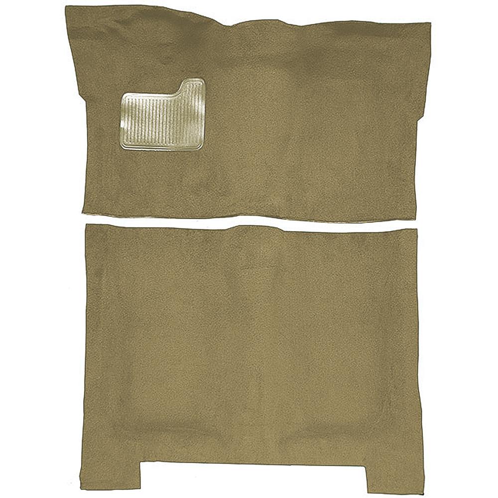 1974-75 Regal, Malibu, Cutlass 4-Door Automatic Complete Molded Carpet Kit Cutpile Medium Saddle