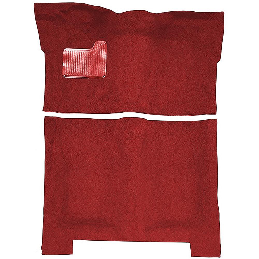 1974-75 Regal, Malibu, Cutlass 4-Door Automatic Complete Molded Carpet Kit Cutpile Oxblood