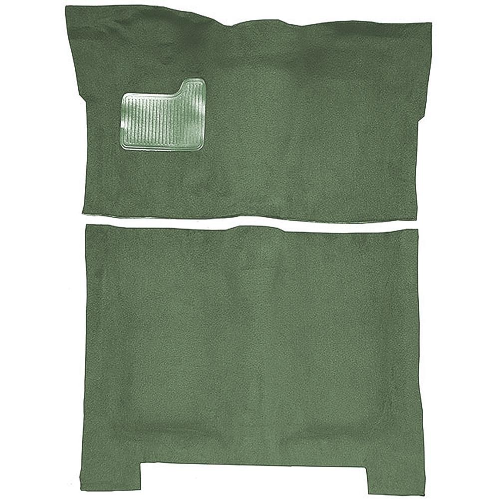 1974-75 Regal, Malibu, Cutlass 4-Door Automatic Complete Molded Carpet Kit Cutpile Willow Green