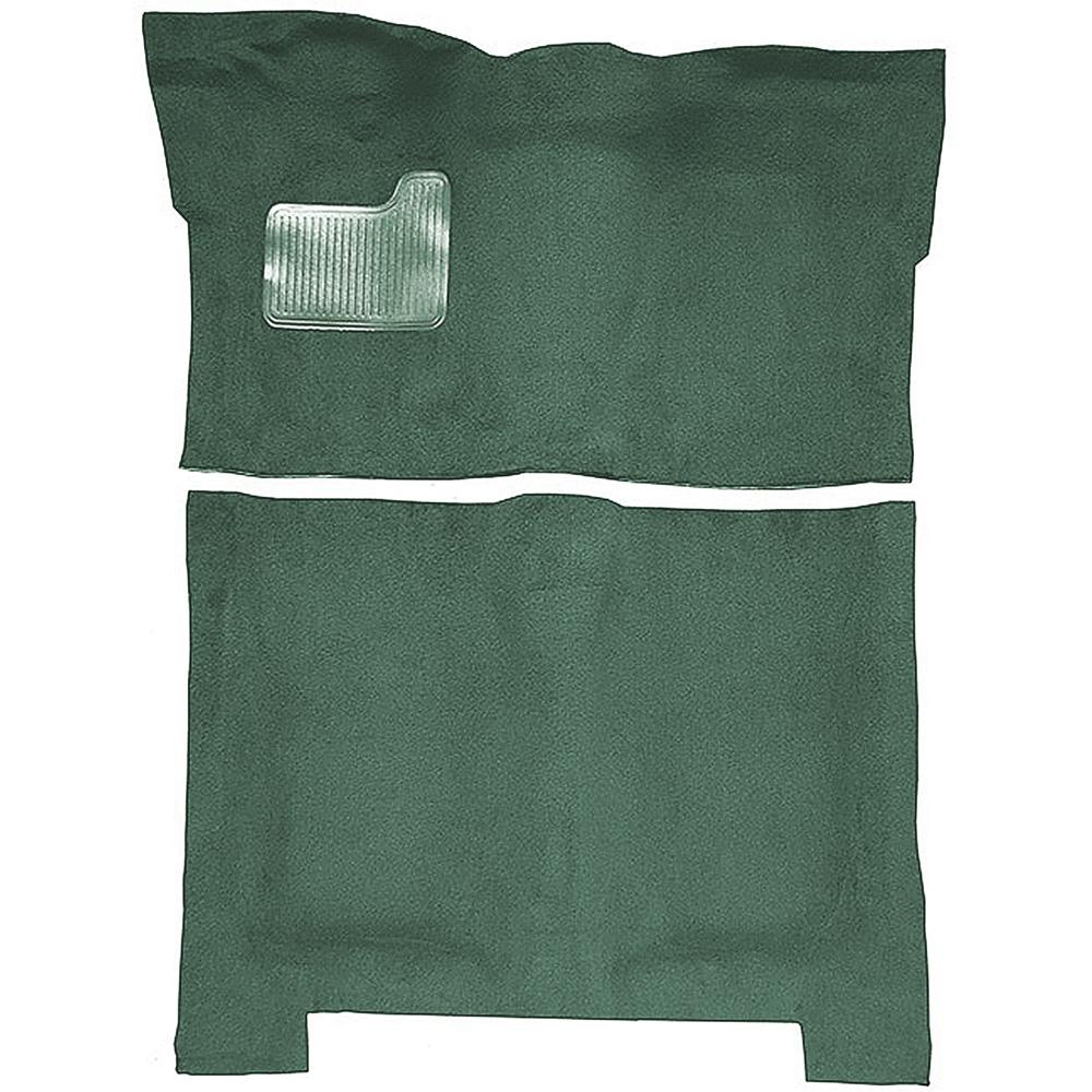 1974-75 Regal, Malibu, Cutlass 4-Door Automatic Complete Molded Carpet Kit Cutpile Sage Green