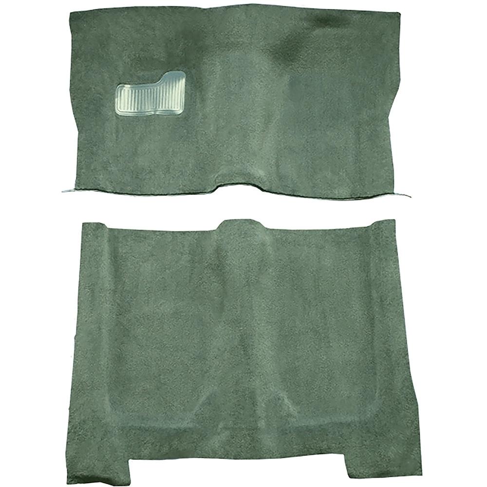 1976 Regal, Malibu, Cutlass 4-Door Complete Molded Carpet Set Cutpile Willow Green